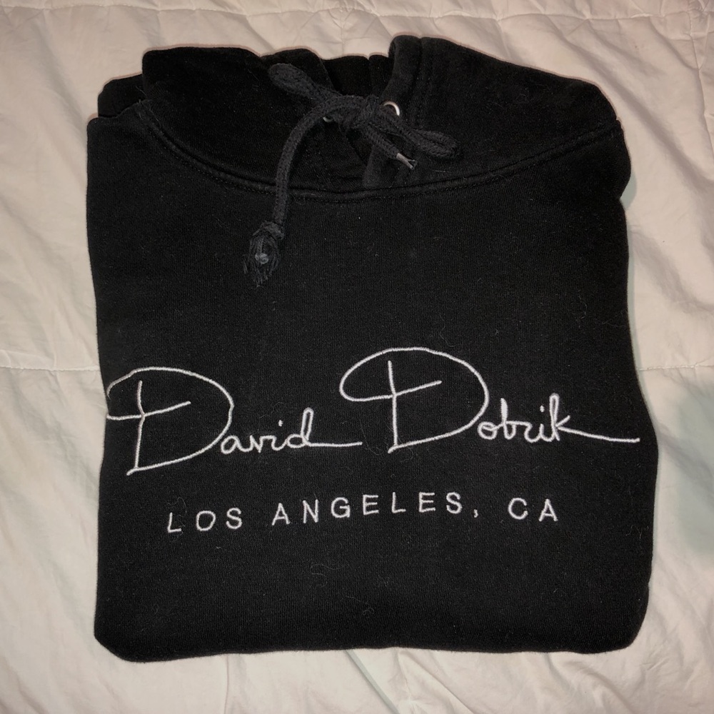 black David Dobrik hoodie